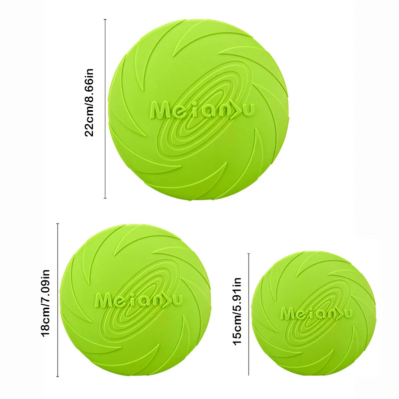 Dog Toys Silicone Flying Disc