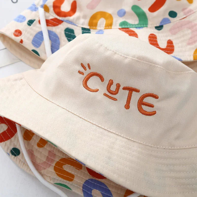Double Sided Baby Bucket Hat, Unisex