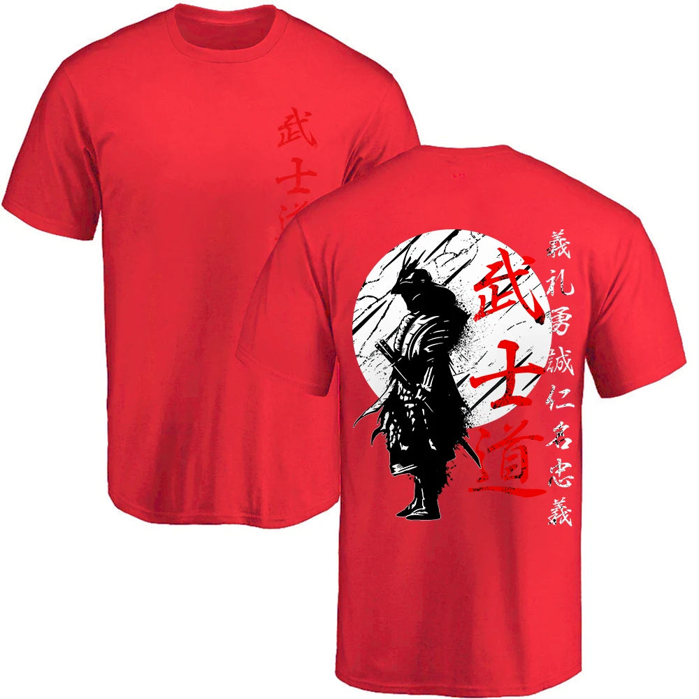 Samurai Spirit Oversized T Shirts For Men