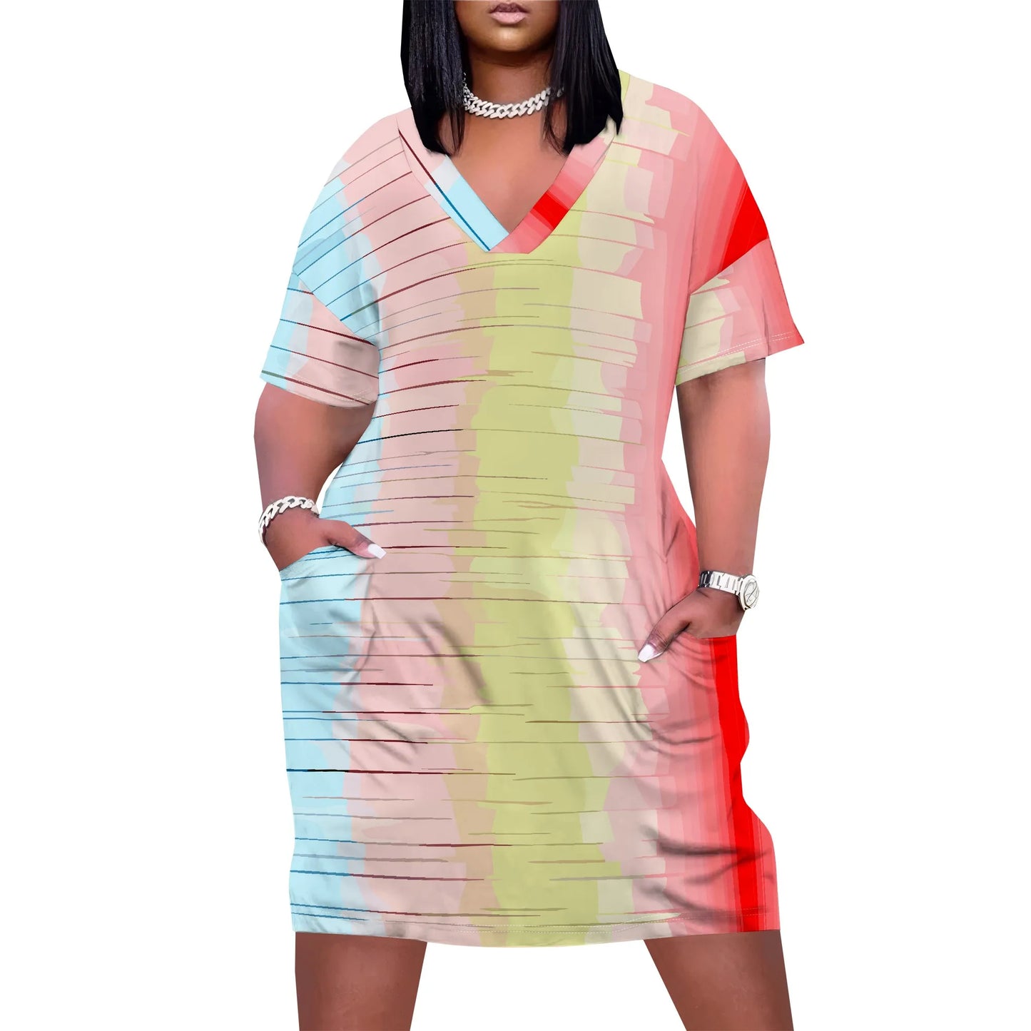 Women's Plus Size T-Shirt Dress