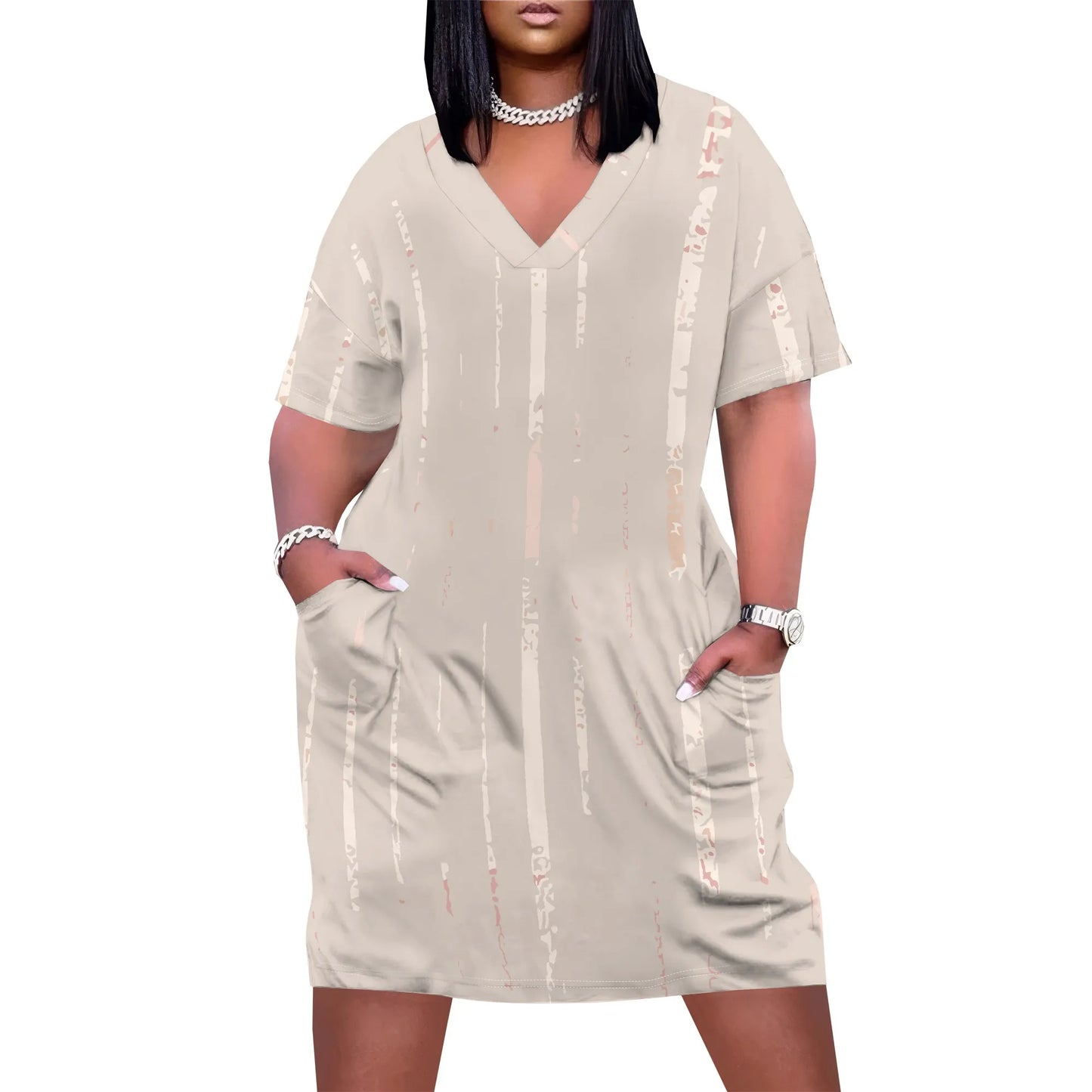 Women's Plus Size T-Shirt Dress