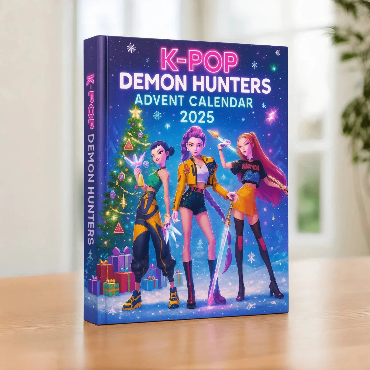 2025 Hot Kpop Countdown Calendars Children Christmas Gifts Kpop Demon Hunters Advent Calendar Model Doll Collection Desk Decorat