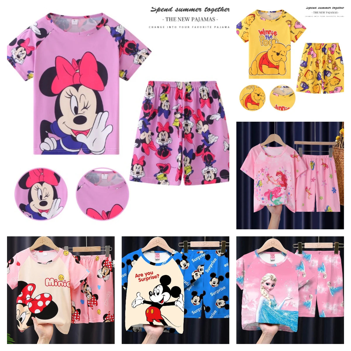 Big Kid Boys & Girls Summer Pajamas