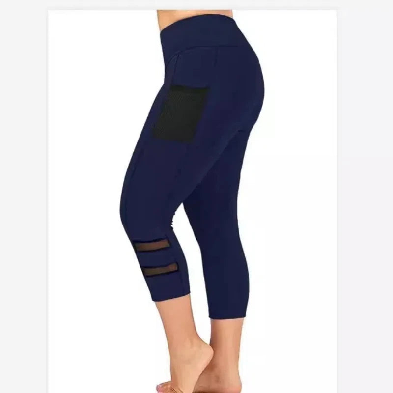 Women's Plus Size Athletic Leggings with Pockets